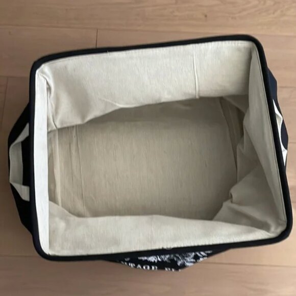 Large fabric basket with handles for storage. - Picture 4 of 7